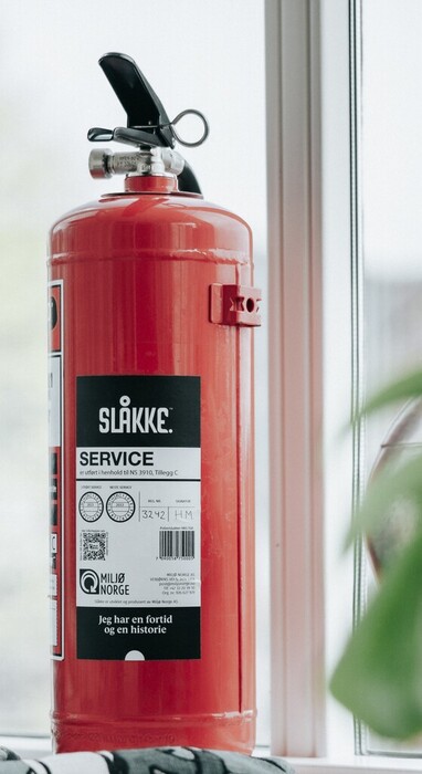 Brannslukker pulver ABC 6 kg